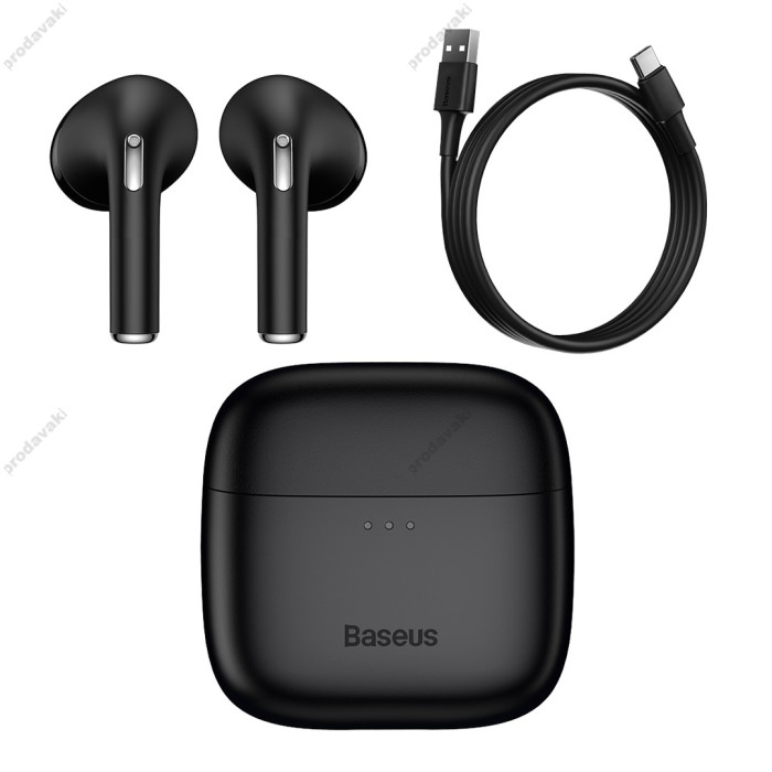 Бездротові Bluetooth навушники Baseus Bowie E8 True Wireless Earphones BT 5. 0 Black NGE8-02